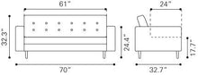 Zuo Puget Sofa