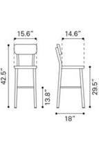 Zuo Winter Bar Chair
