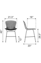 Zuo Wire Bar Chair - Set Of 2
