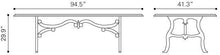 Zuo Bellevue Dining Table