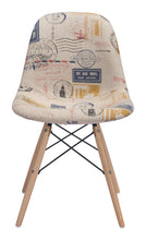 Zuo Solo Dining Chair Vintage Postage Print