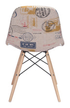 Zuo Solo Dining Chair Vintage Postage Print
