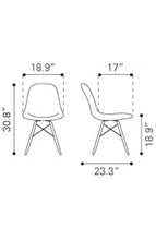 Zuo Sappy Dining Chair Houndstooth