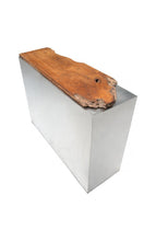 Zuo Luxe Console Table Natural & Stainless Steel