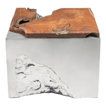 Zuo Luxe Coffee Table Natural & SS