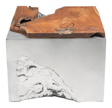 Zuo Luxe Coffee Table Natural & SS