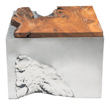 Zuo Luxe Coffee Table Natural & SS