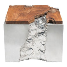 Zuo Luxe Coffee Table Natural & SS