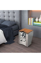 Zuo Luxe Side Table Natural & Stainless Steel