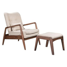 Zuo Bully Lounge Chair & Ottoman