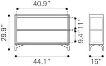 Zuo Perth Console Table