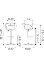 Zuo Hark Bar Chair