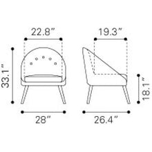 Zuo Carter Occasional Chair