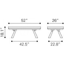 Zuo Beaumont Rectangular Coffee Table