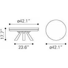 Zuo Beaumont Round Coffee Table