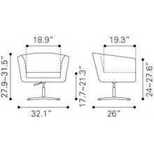 Zuo Wilshire Occasional Chair
