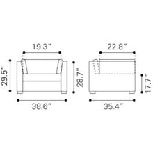 Zuo Hayden Arm Chair