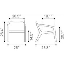 Zuo Perth Occasional Chair