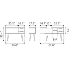 Zuo Cooper Whiskey Cabinet