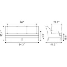 Zuo Ojai Sofa