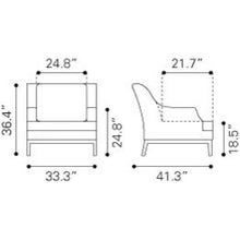 Zuo Ojai Arm Chair