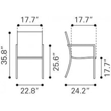 Zuo Mayakoba Dining Arm Chair