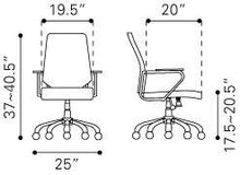 Zuo Enterprise Low Back Office Chair