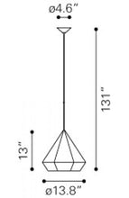 Zuo Forecast Ceiling Lamp