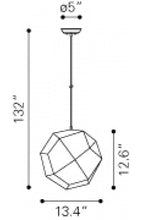 Zuo Bald Ceiling Lamp