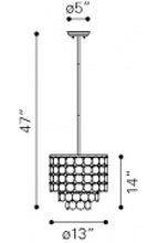 Zuo Shell Ceiling Lamp