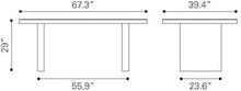 Zuo Pinery Dining Table