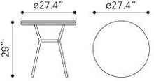Zuo Mareilles Bistro Table