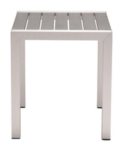 Zuo Cosmopolitan Side Table B. Aluminum