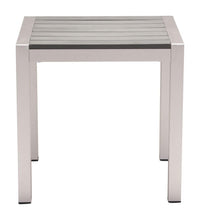 Zuo Cosmopolitan Side Table B. Aluminum