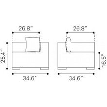 Zuo Fiji Corner Chair