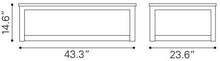 Zuo Civic Center Rectangular Coffee Table