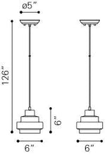 Zuo Wellington Ceiling Lamp