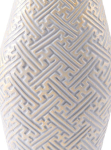 Zuo Arcadia Large Vase Gray & Gold