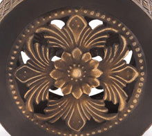 Zuo Leaves Lantern Small Black & Gold