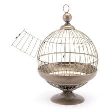 Zuo Round Birdcage Candle Holder Gray