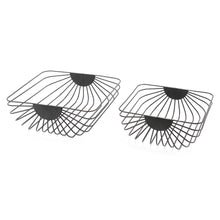 Zuo Wired Trays Black - Set Of 2