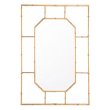 Zuo Bamboo Rectangular Mirror Gold
