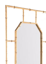 Zuo Bamboo Rectangular Mirror Gold