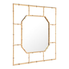 Zuo Bamboo Square Mirror Gold