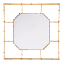 Zuo Bamboo Square Mirror Gold