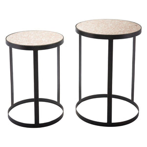 Zuo Antique Tables Black - Set Of 2