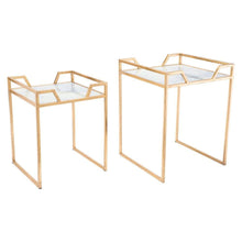 Zuo Green Faux Marble Tables - Set Of 2