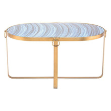 Zuo Zaphire Tables Blue & Antique G - Set Of 2