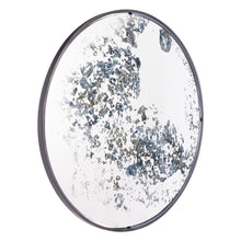 Zuo Round Mirror Antique Blue