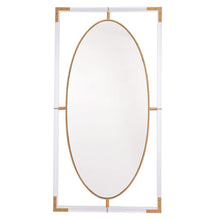 Zuo Lucite Rectangular Mirror Clear